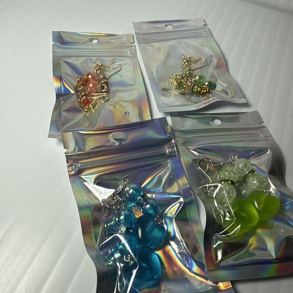 4 Sets of Handmade Earrings